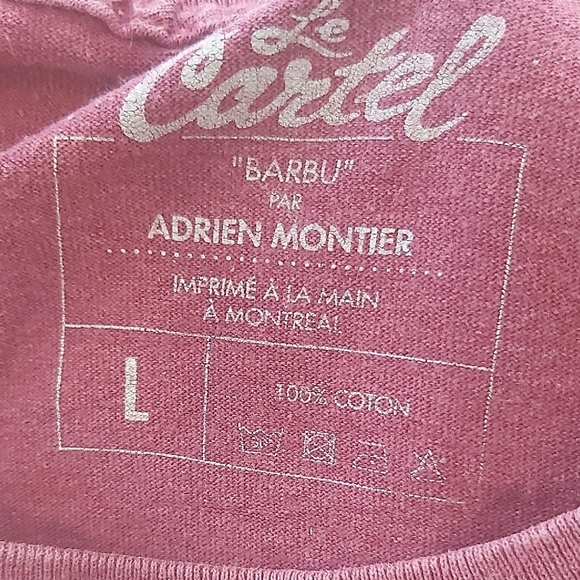 Men's Short Sleeve Tee - Pink - Picture 2 of 3